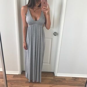 Gray Maxi Dress